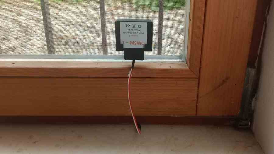 Smarthome Fensterüberwachung gegen Starkregen mit dem OWSM-1 Wassermelder